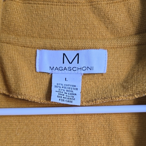 Magaschoni Mustard Knit Top - Picture 2 of 7